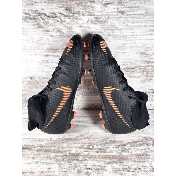 Men's Nike Superfly 6 Elite ACC Flyknit FG Black/Orange Soccer Cleats Sz 7 - Picture 7 of 9